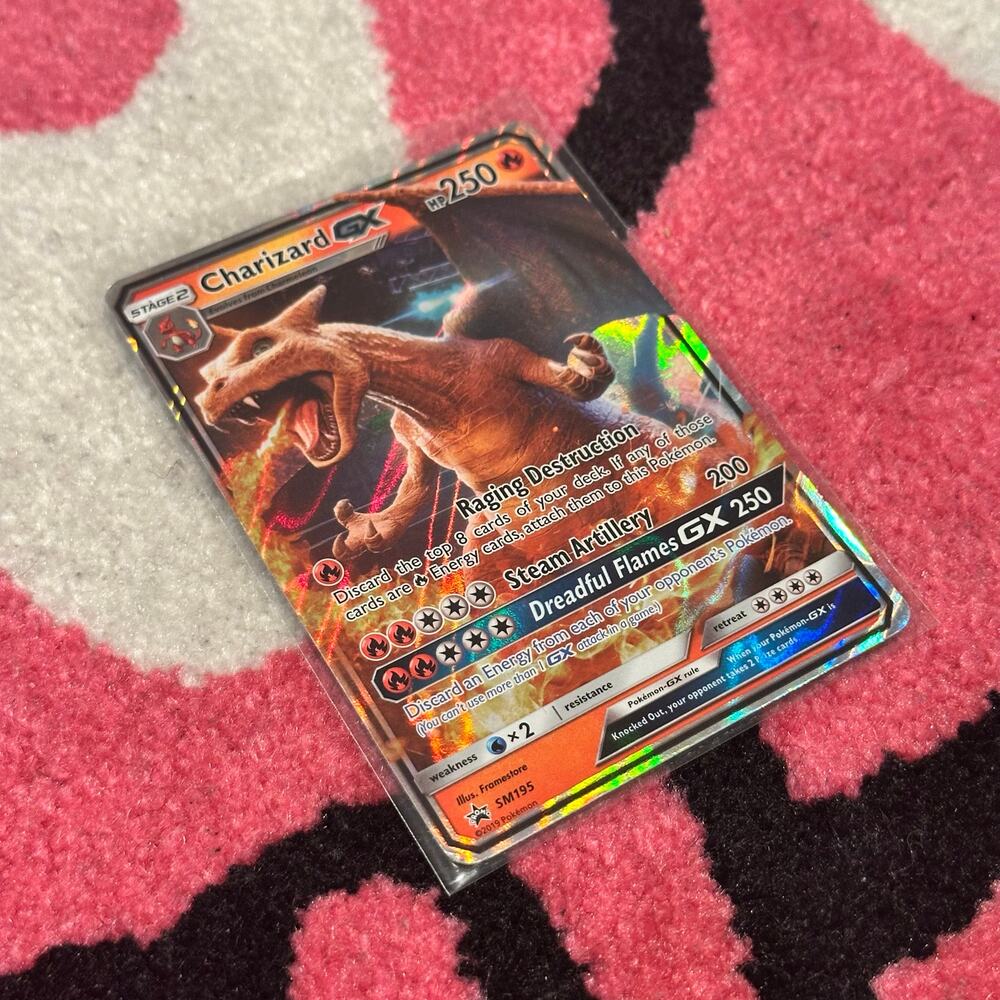 Charizard GX SM195 – Pokémon TCG Promo – As Pictured